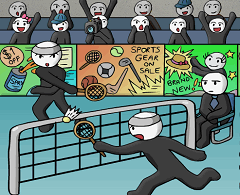 Badminton in doi