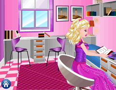 Barbie face curat