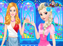 Barbie si Elsa Tinuta Casual