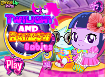 Bebelusele Twilight Sparkle si Rainbow Dash