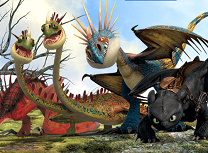 Coloreaza Dragonii