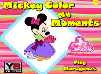 Coloreaza cu Mickey 