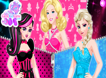 Barbie vs Elsa vs Draculaura no Tuca Jogos