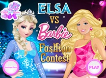 Elsa Vs Barbie Concurs de Frumusete