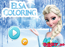 Elsa De Colorat Jocuri Cu Regatul De Gheata