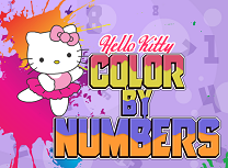 Hello Kitty Coloreaza Dupa Numere