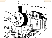 Locomotiva Thomas de Colorat