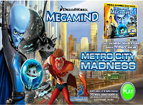 MegaMind Nebunie in Metro City