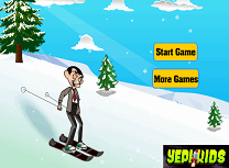 Mr Bean la Ski