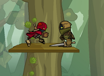 Ninja in Padure