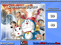 Puzzle cu Doraemon