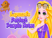 Rapunzel Rochie Mov