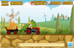 Tractorul la ferma