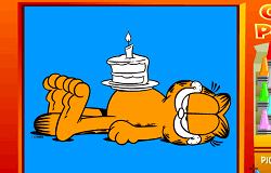 Coloreaza-l pe Garfield