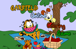 Garfield de Colorat