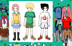 Naruto si Echipa Dress-up