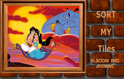 Aladdin si Jasmine Puzzle