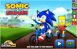 Simpson Vs Sonic