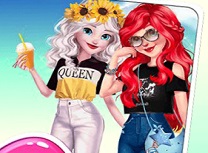 Ariel si Elsa Staruri pe Instagram