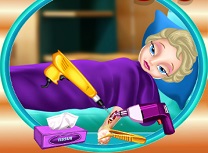 Bebelusa Elsa Operatie la Mana
