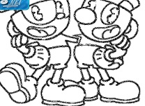 Cuphead de Colorat