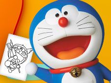 Doraemon de Colorat