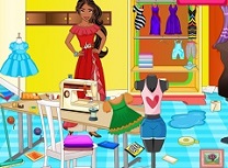 Elena din Avalor Curatenie in Camera de Croitorie