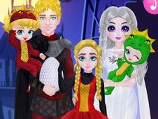 Familia Printesei Costume de Halloween