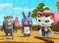 Seriful Callie Puzzle cu Prietenii