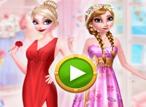 Sora Frozen Stil Fashion cu Trandafir