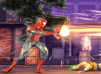 Spiderman Lupte pe Strada