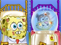 Spongebob si Sandy Primul Ajutor