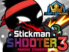 Stickman Shooter 3 cu Monstrii Among Us