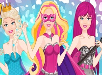 Super Barbie Printesa si Rockstar